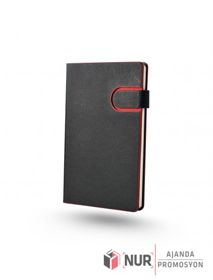 Mıknatıslı Termo Deri Kapaklı Tarihsiz Defter Ajanda